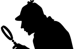 Sherlick Holmes silhouette